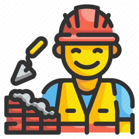 Builder Building Construction Labour Labourer Profession Workman Icon