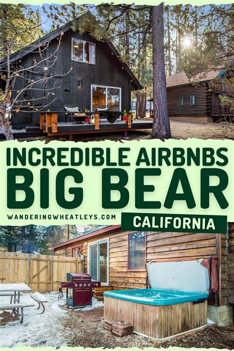 The Cover Of Incredible Airbnbs Big Bear In California With Pictures