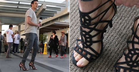 Man Tries Wearing High Heels For A Day Learns Its Hard