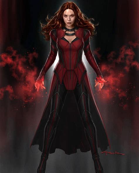 Another Alternate Concept Art Of Scarlet Witch By Andy Park Via IG