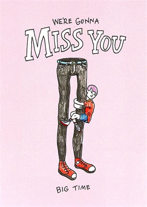 Goodbye Card Miss You Card Good Luck Card Moving Card Etsy