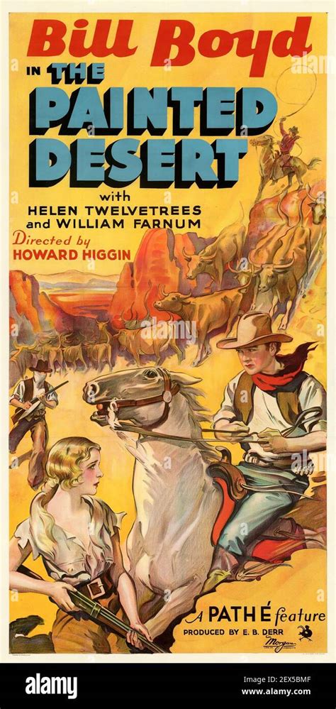 The Painted Desert Bill Boyd Classic Movie Poster Wild West Old