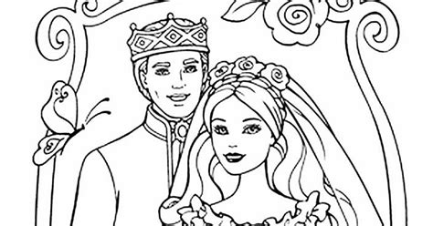 Barbie Coloring Pages Wedding Day Barbie In Bridal Gown Coloring Pages