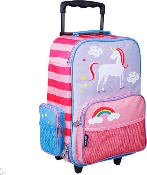 Wildkin Kids Rolling Suitcase For Boys And Girls Suitcase