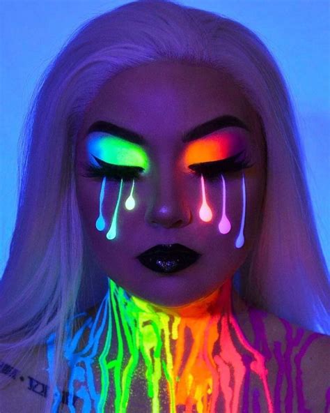 More More Rainbow Juicy Pinterest Pins Compilation Neon Face Paint