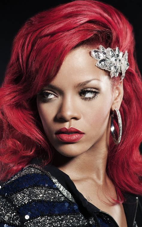 download wallpaper 840x1336 rihanna colored hair red iphone 5 iphone 5s iphone 5c ipod