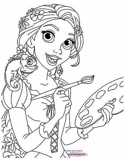 Coloring Pages Rapunzel Tales Stories Getcolorings