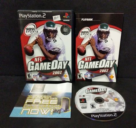 Nfl Gameday 2002 Sony Playstation 2 2001 Ps2 Complete Ebay