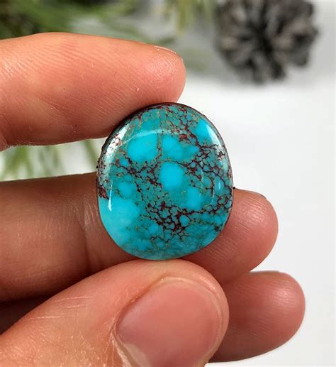 85 Carats Stormy Mountain Turquoise Cabochon Turquoise Antique