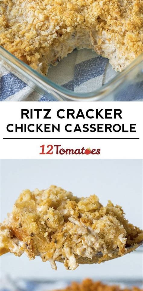 Ritzy chicken casserole features a mixture of chicken and cream of chicken soup between layers of crushed ritz crackers, making a once you taste this comforting chicken casserole you will understand why it's so popular. Creamy Ritz Chicken Casserole | Recipe | Ritz chicken ...