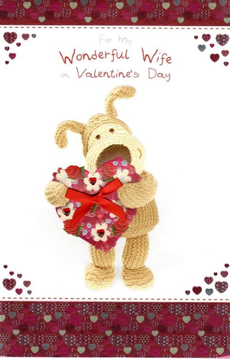 boofle wonderful wife valentine s day card cards