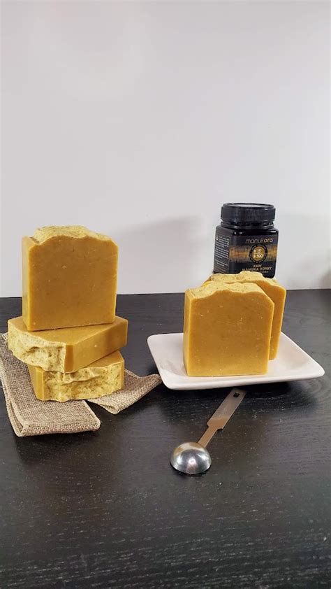 Turmeric Manuka Honey Artisan Soap Naturally Scented Body Soap