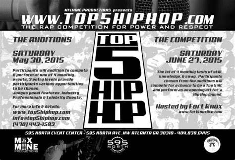 Top 5 Hip Hop Competition For Power And Respect Makin It