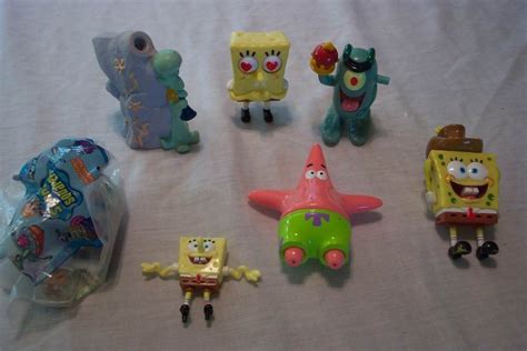 Spongebob Squarepants Toy Lot Plankton Patrick Squid Ebay