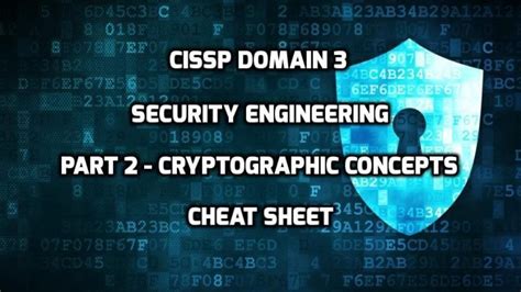 Cissp Domain 3 Security Engineering Part 2 Cryptographic Concepts