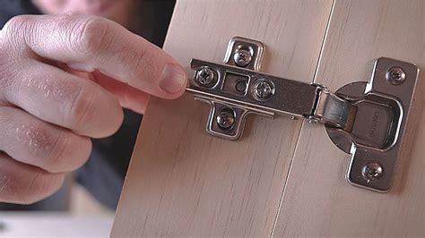 The blum hinges fit perfectly into the slots of the 1/2 standard hinges that they replaced. The many types of cabinet hinges that you can use (15 Examples)