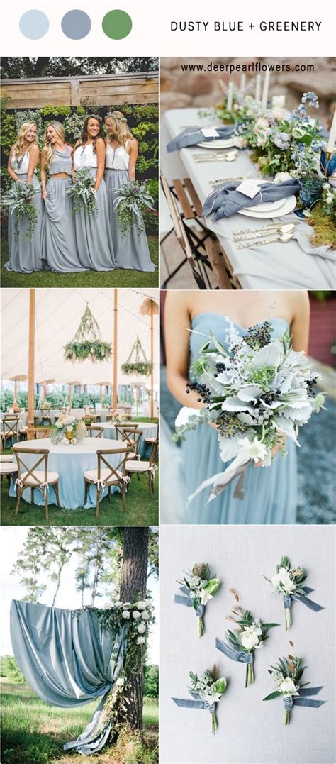 Top 10 Dusty Blue Wedding Color Combos For 2024