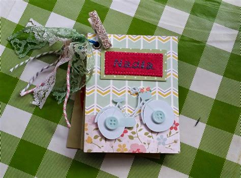 Handmade With Love By Ain Birthday Card Idea Mini Scrapbook Album