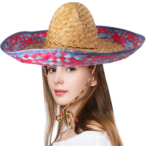 18inch Mexican Sombrero Hat Straw Hat Mexican Costume Sombrero Kids