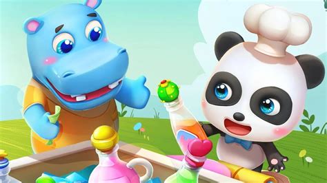 Baby Pandas Juice Shop And Photo Studio Babybus Game Youtube