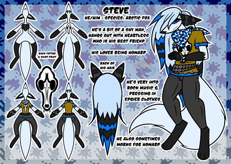 Steve The Arctic Fox Reference Sheet By Iimokookie On Itaku