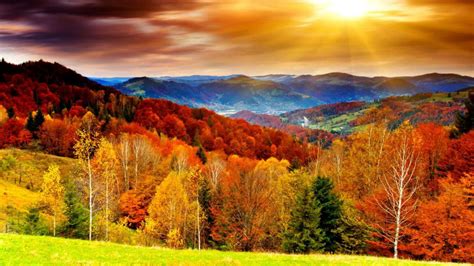 Autumn Scenery Hd Desktop Wallpaper Widescreen High Definition