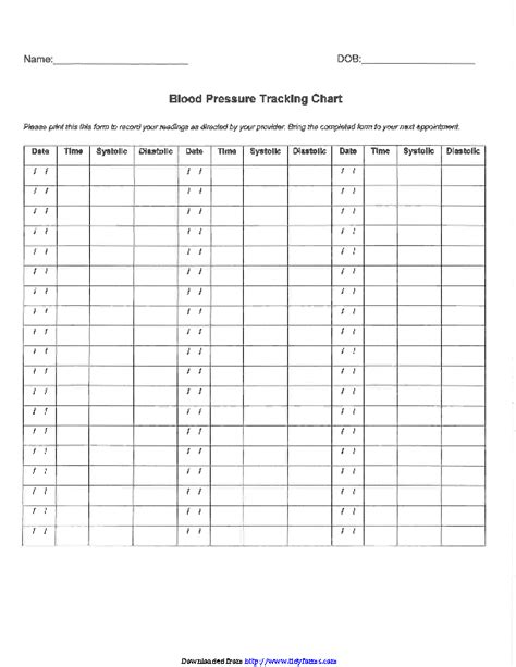 Free Blood Pressure Chart Pdfsimpli