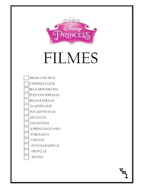 Lista De Filme De Princesas Da Disney Filmes De Princesas Lista De