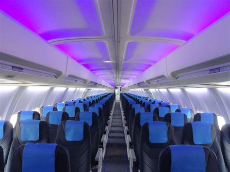 Lot Boeing 737 Takes Off With Revamped Cabin Interior Cabin Interior