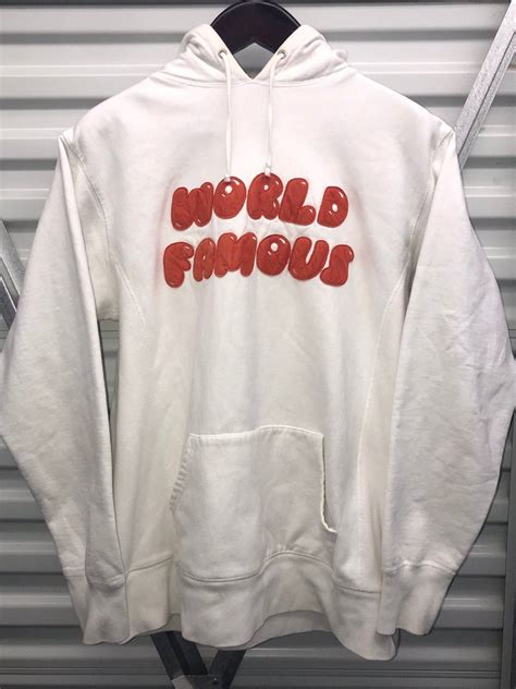 Supreme Fw04 Supreme World Famous Hooded Sweatshirt Grailed