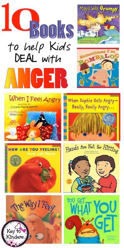 10 Books That Help Kids Deal With Anger Key To Kinders Preschool