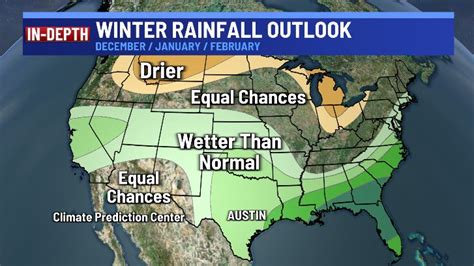 kxan austin weather noaa s winter forecast released what to expect