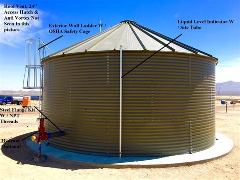 Rainflo Corrugated Steel Nfpa Fire Protection Tank Systems Rainwater