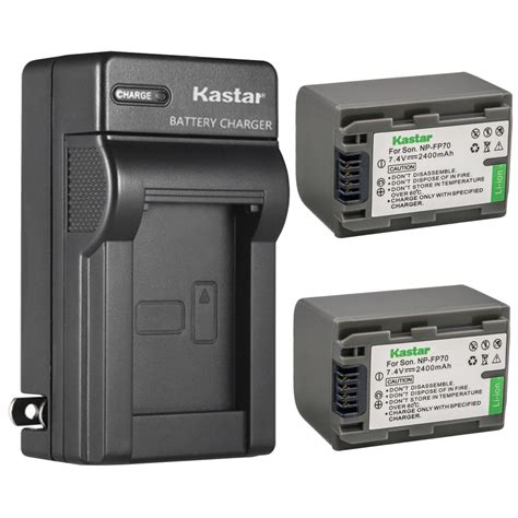 kastar battery ac wall charger for sony np fp30 np fp50 np fp51 np fp70 np fp90 ebay
