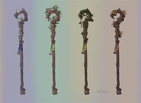 Art Season Themed Staff Dnd Staff Magic Weapon Concept Art Images And Photos Finder