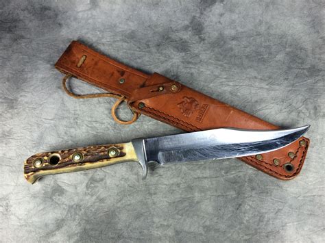 Vintage Puma 6396 Stag Fixed Blade Bowie Knife Current