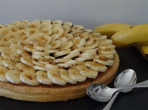 recette de la tarte à la banane le chef c est vous recette tarte aux bananes alimentation