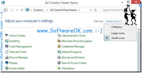 How To Switch The Windows 8 Or Win 81 Control Panel To Classic