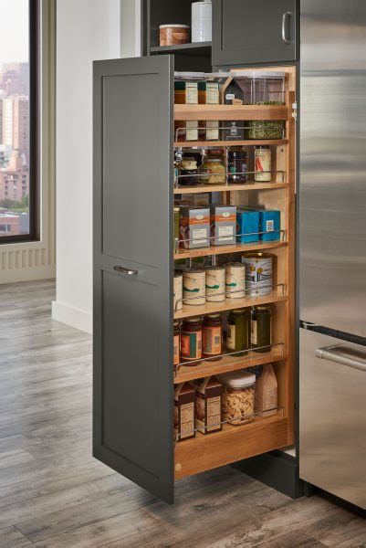 The homcom kitchen cabinet should be considered as a kitchen island rather than a permanent cabinet. Tall Pull-Out Kitchen Cabinet, Double-Sided Full Access ...