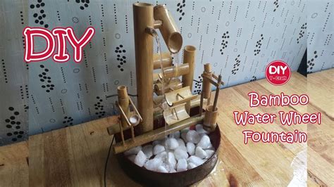 How To Make Water Wheel Fountain Using Bamboo The Most Creative Fountain