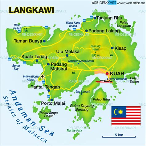Map Of Langkawi Island Malaysia Maps Of The World