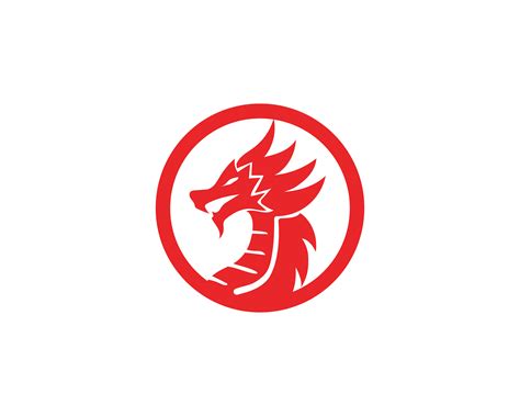 Dragon Logo Icon Vector 580105 Vector Art At Vecteezy