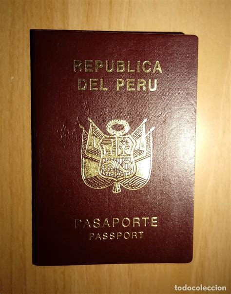 Pasaporte De Peru 2000 Passport Passeport Re Vendido En Venta
