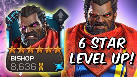 6 Star Bishop Level Up Abilities And Gameplay Marvel Contest Of