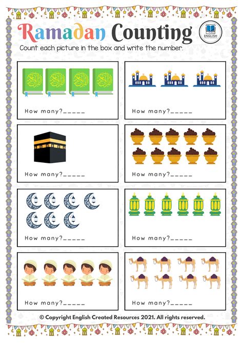 Ramadan Activities For Kids English Created Resources