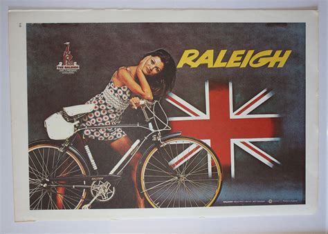 Original Vintage Bicycle Poster Taken From 100 Years Of Bicycle