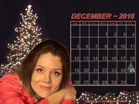 December 2010 Diana V2 Calendar Diana Rigg Wallpaper 17054347