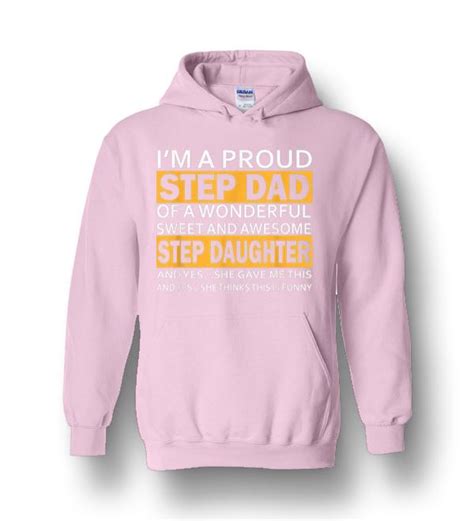 awesome i m proud step dad of a wonderfull sweet and awesome step daughter heavy blend hoodie