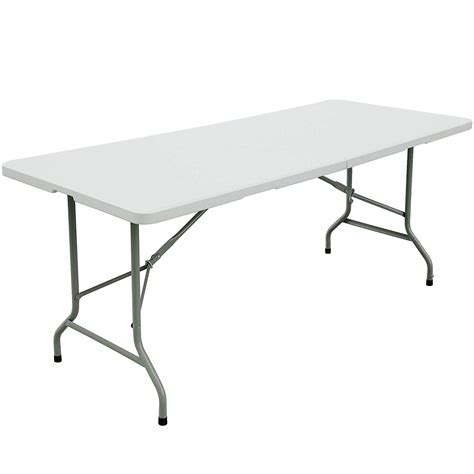 Skonyon 6ft Portable Plastic Folding Table White