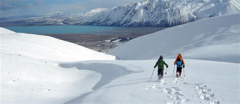 Snowshoeing In The Southern Alps Lake Tekapo And Mount